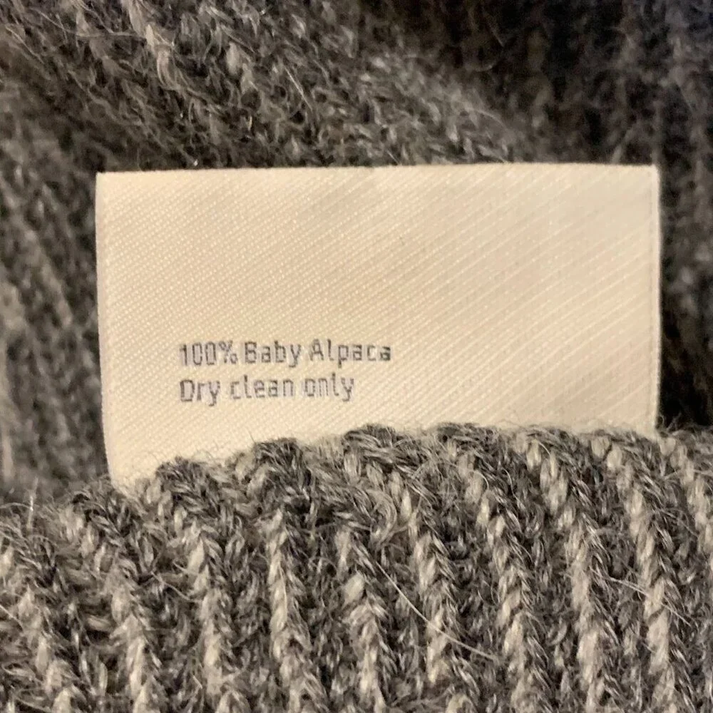 Sefte Living Women's‎ Kimsa Ribbed Baby Alpaca Tight Knit Wide Infinity Scarf
